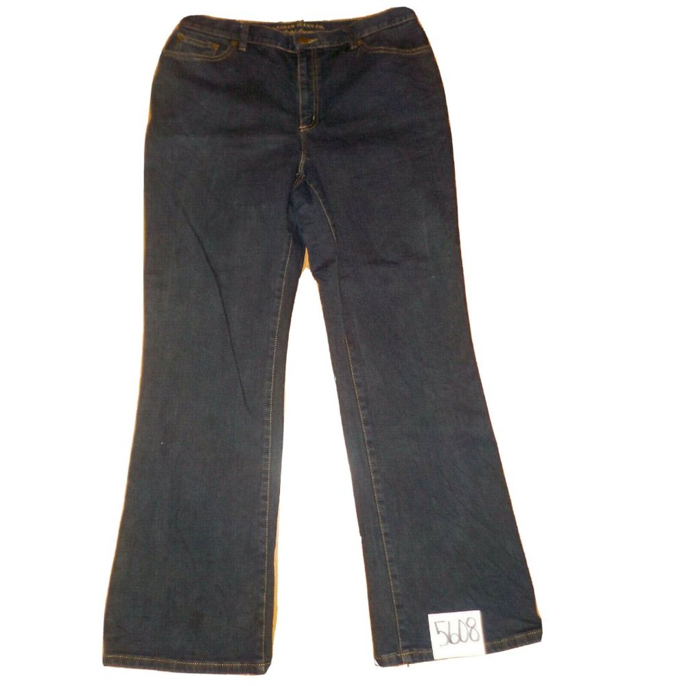 Ralph Lauren Bootcut Dark Blue Denim Jeans Womens (32 x 31)